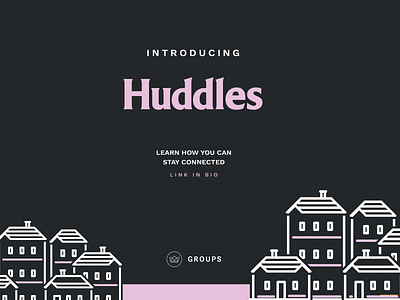 Huddles assets branding design illustration layout design typography vector