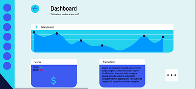 dashboard design illustration