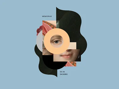 Memorias de un encierro collage illustration plants woman