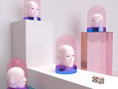 Quarantine stillness 3d animation 3danimation adobe adobedimension branding c4d cinema4d communication design design ui