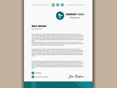 Corporate letterhead Design letterhead letterhead design