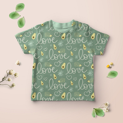 Love aguacaticos pattern avocado avocados botanical art erizo green hedgehog illustraion illustration lettering pattern pattern art pattern design surface pattern surfacedesign textile design textile pattern textile print tshirt tshirt design