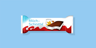 Milchschnitte design illustration illustrator vector