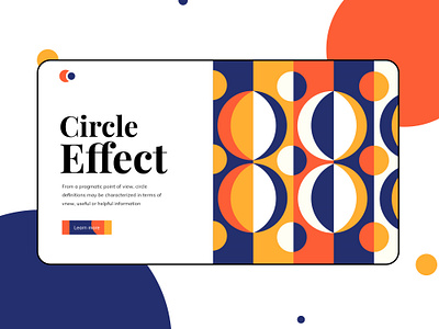 Circle Effect bubble circle circle pattern corporate design dribbble dribbble best shot dribbble invitation dribbbleweeklywarmup effect oracle orange pattern pattern a day pattern art pattern design ui ux web design website