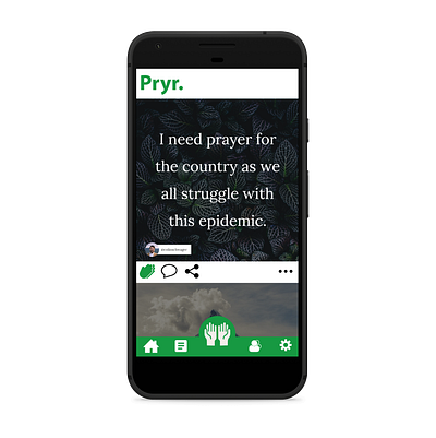 PRYR Mobile App app branding design flat logo minimal ui ux