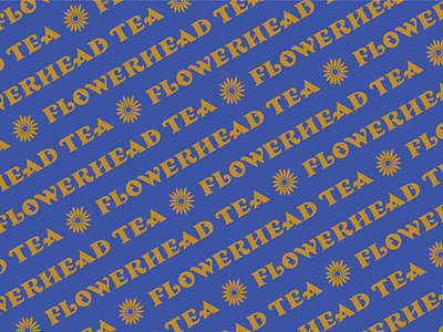 Flowerhead Tea brand identity branding branding design california floral flower flowerhead tea illustration logotype mexico natural tea toro pinto