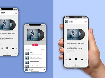 Music Player 009 adobe xd apple music challenge dailyui design madewithadobexd product design ui uiuxdesign ux