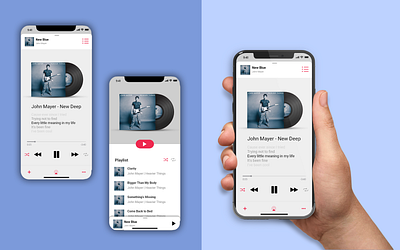 Music Player 009 adobe xd apple music challenge dailyui design madewithadobexd product design ui uiuxdesign ux