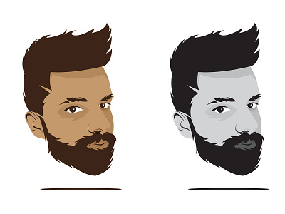 Mascot boy branding icon illustration logo minimal vector