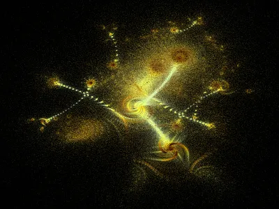 Mandelbrot Sunflowers abstract generative javascript