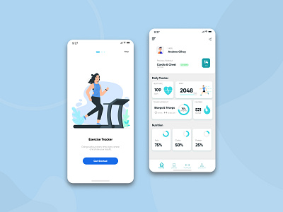 Fitness Mobile Apps UI Design Concept design design app fitness fitness app mobile app mobile app design mobile design concept mobile ui ui uidesign
