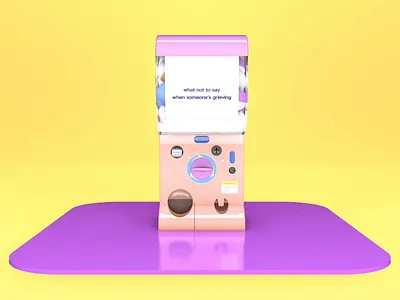 Advice from a Gachapon Machine 3d 3d animation 3d art 3d artist 3d artwork 3d game 3d illustration 3d machine 3d model 3d modeling 3danimation animation animation 3d animation art c4d c4dart cinema4d cinema4dart design illustration