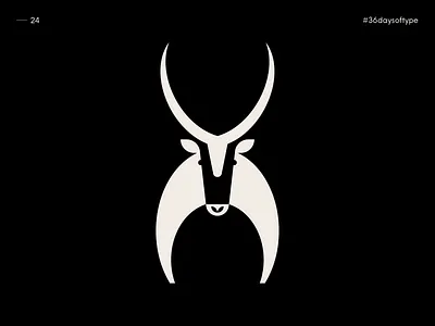 X as Oryx - 36 Days of Type 2020 abstract design africa african animals animal animal logo animal logos art direction design graphic design johannlucchini minimal oryx vector vector illustration visual identity