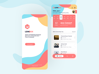 Event Ticket Booking abstract adobe clean color palette dashboard design event booking illustration landing page logo minimal mobile rounded corners shadow sketch ticket booking typography ui ux welcome page