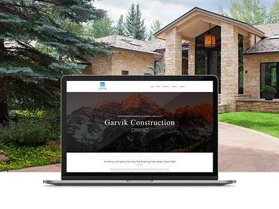 Garvik Construction Website Design - By HolisticFounder.com branding design holistic founder logo ui ux web website