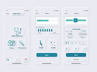Redesign a previous project with neumorphism / soft UI design app design neumorphism soft ui design ui