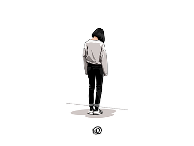 SAD Girl adidas art design illustration logo mascot posters shoes simpleart vector vexel