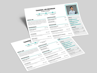 Free Landscape Resume Template curriculum vitae cv cv design cv template freebie freebies psd resume resume template