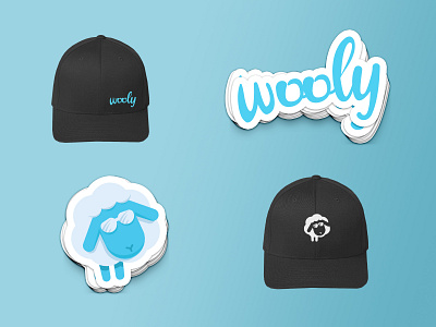 Wooly Swag brand identity branding design illustration logo marketing print swag vector