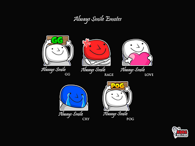 Always Smile Twitch Emotes amazing cartoon creative design cry customemote design design app emoji emote emoteart emotes gg graphicforstream love pog rage streamers twitch twitchemote twitchemotes