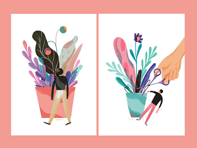 cut cut girl illustration illustration art illustrator