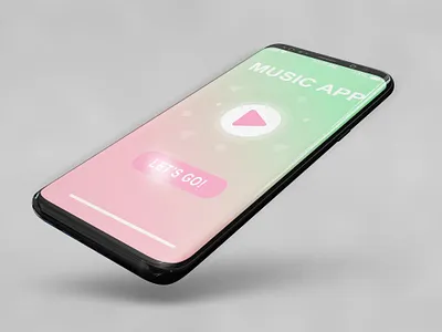 UI/UX Design For Music App animation branding design illustration illustrator logo typography ui ux vector