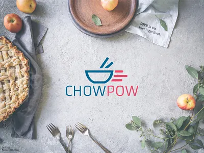 Chowpow / Logo Design brand brand identity branding design food logo graphic design hotel icon logo logo design logodesign logos online app restaurant