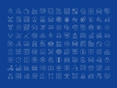 TÜV NORD – Corporate Icons branding icon illustration line minimal ui vector