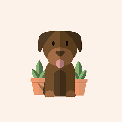 Dogy adobe illustrator design art designs dog flatdesign ilustrator