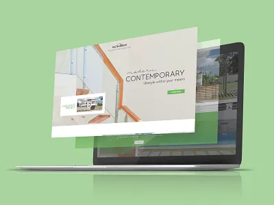 EQ Builders microsite ui design ux design visual design wordpress design