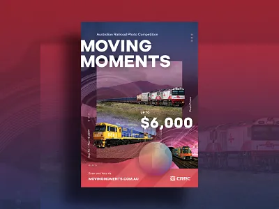 Railroad Photography Competition Poster australia collage design digital digital collage graphic design melbourne photo manipulation poster poster art print print design railroad train