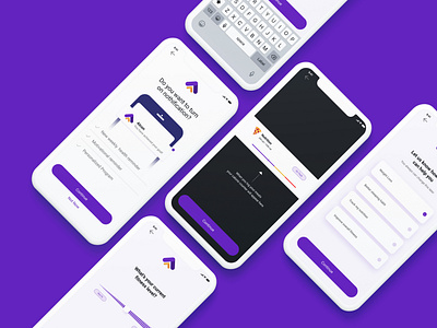 Alcon Fitness Application creative design design dribbble best shot fitness app fitness center mobile mobile app purple shot ui user experience user interface design userinterface ux