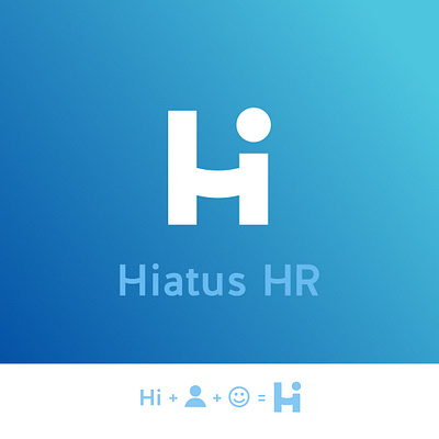 Hiatus HR 30 day logo challenge 30daychallenge corporate logo hiatus hr hr company human resources logo inspiration management app