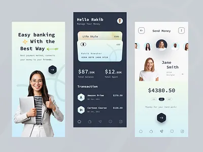 Finance App app app design bank app banking app finance finance app fintech fintech app fintech industry ios app mobile mobile app money transfer online banking payment app ui uiux ux wallet app