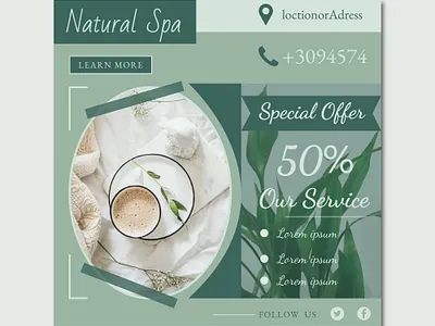 spa social media post design beauty and health beauty salon health and beauty spa