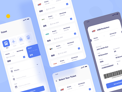 Digital Wallet App - Buy Ticket 2020 trend app ios ios app design mobile mobile app mobile app design mobile design mobile ui ticket ticket app ticket booking trend ui ui design ui kit uidesign uiux wallet wallet app