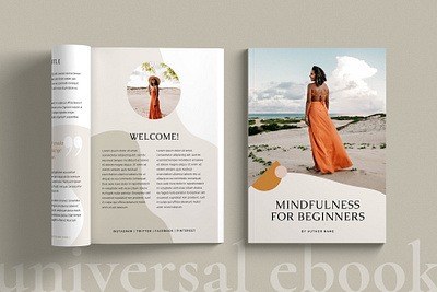 Soulpreneur eBook template | CANVA branding brochure canva catalogue clean download ebook ebook cover ebook design ebooks elegant free indesign magazine modern quote template universal vegan workbook