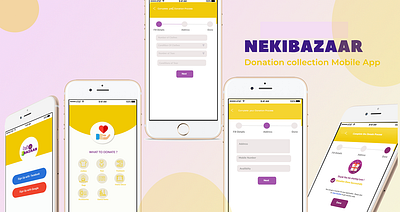 Nekibazaar.com - A Social Service Mobile App app mobile uiux social services