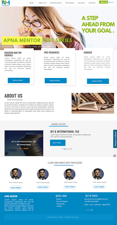 Web Design landingpage webdesign