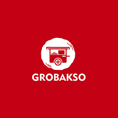 grobakso bakso brand branding design food food delivery foodie graphic identity logo meatball