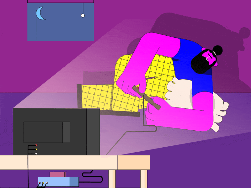 Stay at home aftereffects animate character coronavirus flat gaming gif illustration illustrator loop motion graphics play game rigging stayhome vector
