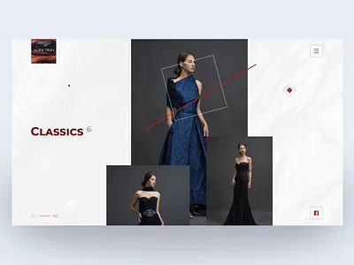 Alex Teih Website redesign brand brutal clothes clothing brand clothing design design fashion fullpage liquid matid night promo ui web web design webdesign website