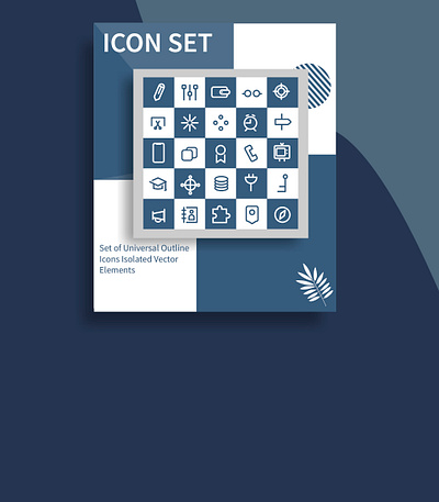 Outline Icons animation app application blue branding designer icon icon set iconography illustration illustrator logo logodesign typography user interface design userinterface vector