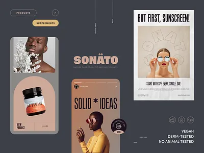 Sonato Brand Identity brand identity brand sign branding business design halo halo lab identity logo logo design logotype marketing packaging startup