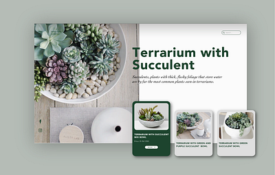 Terrarium branding clean ui design ecofriendly flat graphic design green design interface landing minimal ui ux viet nam vietnam vietnam designer vietnamese web web design website