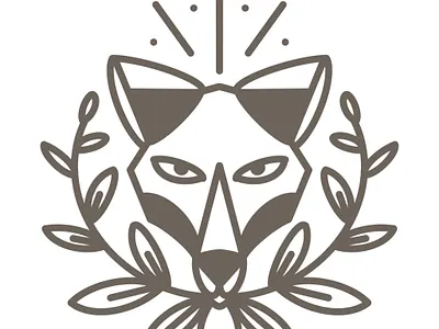 Fox Line Icon branding commercial art digital art digital illustration editorial design editorial illustration iconography illustration line lineart logo vector