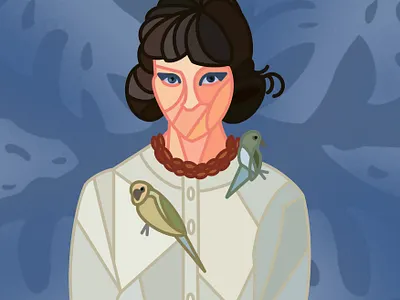 Anna Karina character design commercial art design digital art digital illustration digital painting digitalart editorial illustration film illustration poster vector