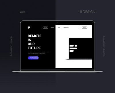 UI Design Remote Jobs Project branding design interaction design logo ui user experience user interaction user interface ux web