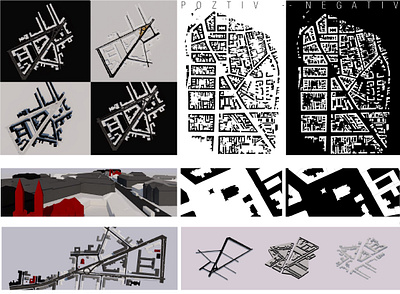 Urban Analysis of Public Square architecture blackandwhite urban planning
