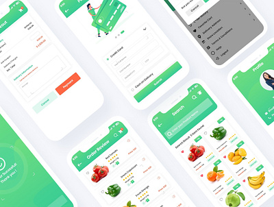 Supermarket Grocery Store Mobile App app app screen branding design elements grocery app mobile app mobile app design mobile design supermarket ui ux